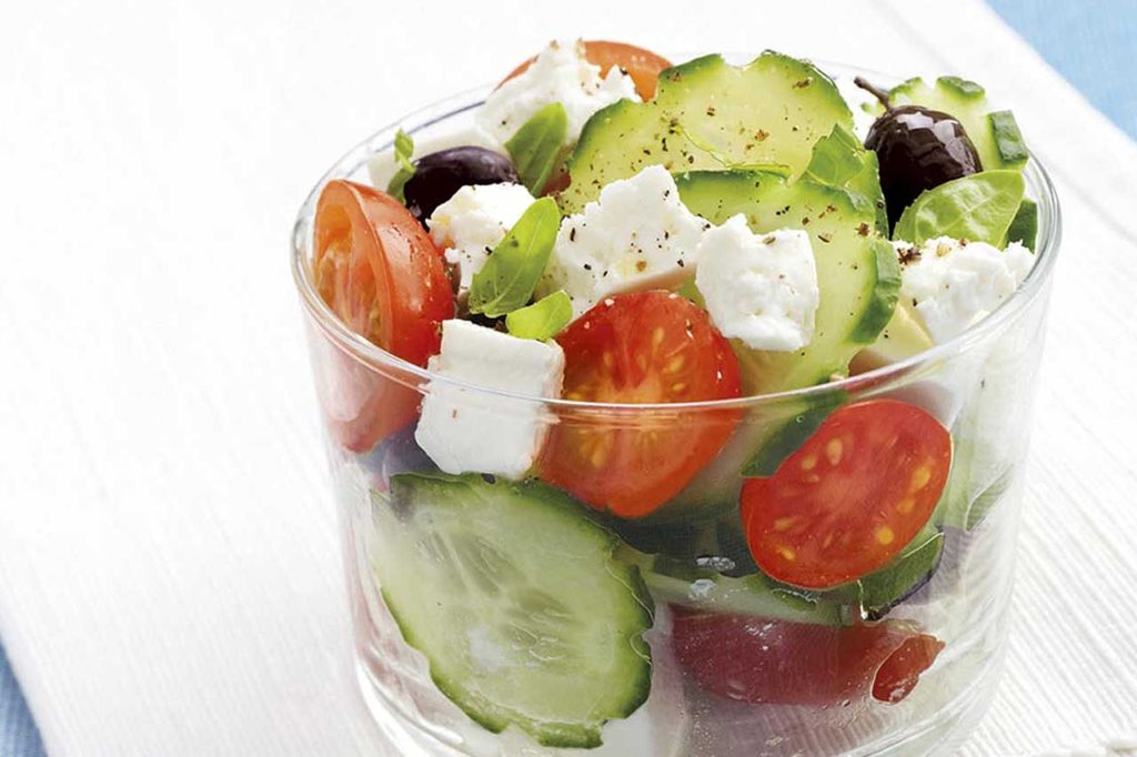 Salade feta grecque Bonneterre aux olives noires