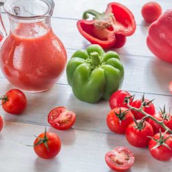 Jus de poivrons bio avec l'extracteur Kuvings