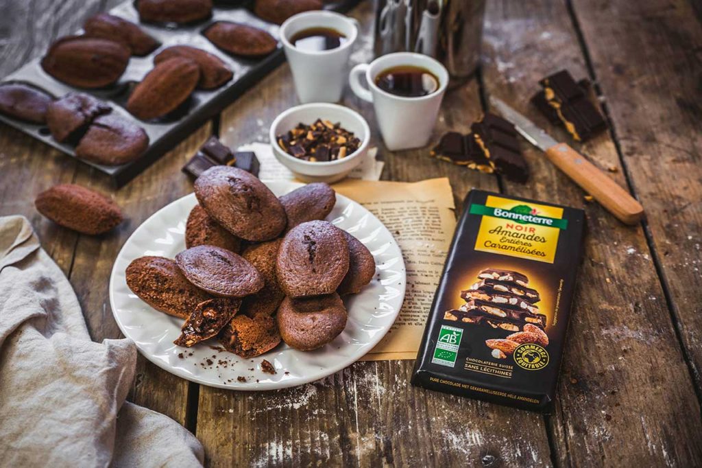 Madeleine bio au chocolat Bonneterre