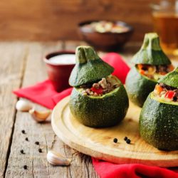 Recette de courgettes farcies au chèvre