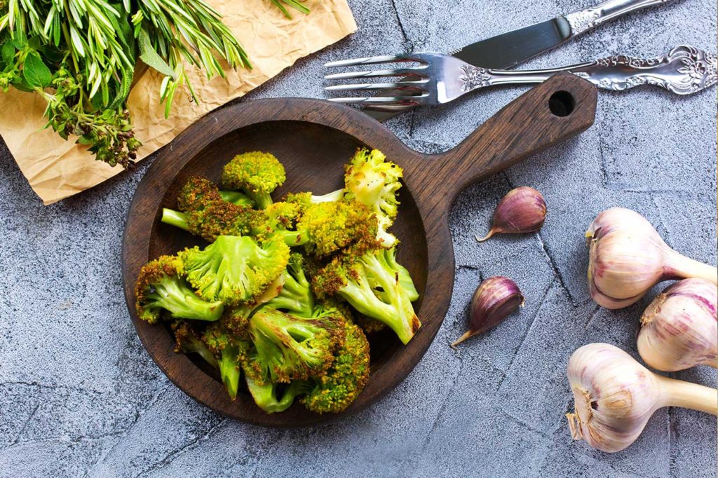 Recette brocoli à l'ail bio