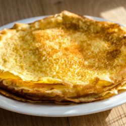 Assiette de crêpes bio