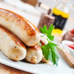 Assiette boudins blancs