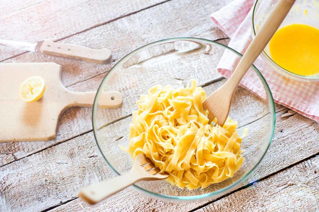 plat de tagliatelles