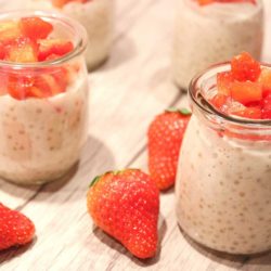 tapioca à la fraise